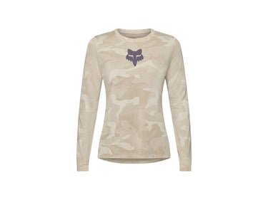 Fox Racing 26 Trek Ranger LS Women Small Tan Jersey