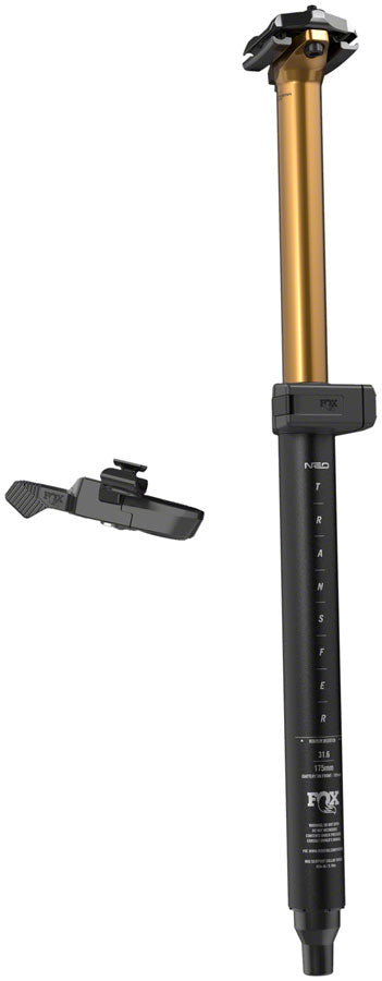 FOX Transfer Neo Factory Series Wireless Dropper Seatpost - 34.9 mm 150 mm Internal Routing Kashima Coat