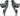 microSHIFT Sword Drop Bar Shifter/Brake Lever Set - 2x 10-Speed Sword Compatible Gray Version B