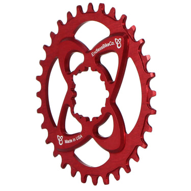 Endless Bike DM Chainring SRAM DM 32T - Red