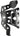 PDW Rattlesnek Kej Water Bottle Cage - Black Left Opening