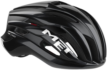 MET Trenta Helmet - Black/Red Gloss Small