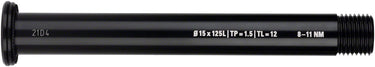 WHISKY No.9 Thru Bolt - 15mm 125mm P1.5 TL12 Black