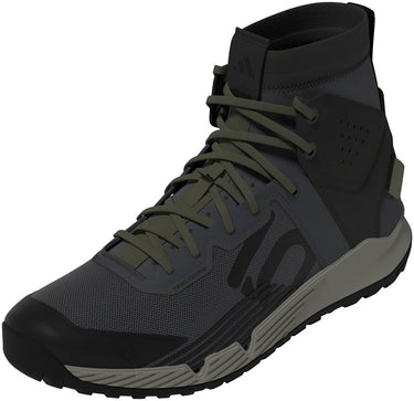 Five Ten Trailcross Mid Pro Flat Shoes - Men's Gray Six/Core BLK/Olive Strata 8