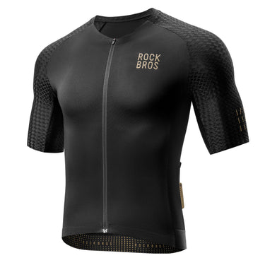 ROCKBROS Men's Short-Sleeve Cycling Jersey Diamond Pattern - Gio's Outdoors -ROCKBROSUSA