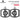 ROCKBROS Multi-Function Clipless Flat Bike Pedals in Black (Pair) - Gio's Outdoors -ROCKBROSUSA