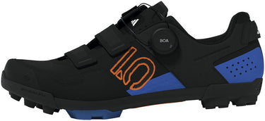 Five Ten Kestrel BOA Mountain Clipless Shoes - Men's Core BLK/Pure Orange/Ray Blue 10