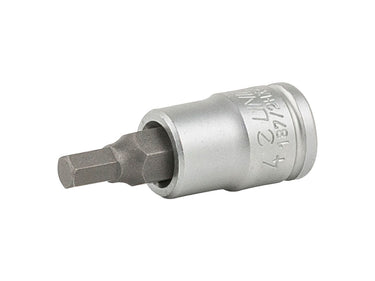 Unior Hex Bit 1/4" Drive 4mm Tool