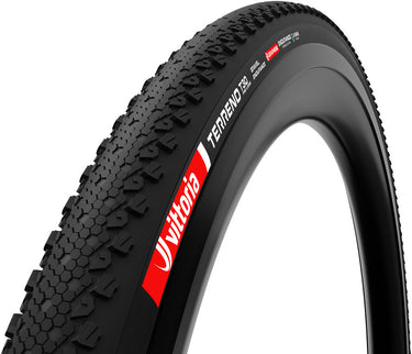 Vittoria Terreno T30 Fine Loose Tire - 700 x 55 Tubeless Folding BLK Gravel Endurance Graphene G2.0