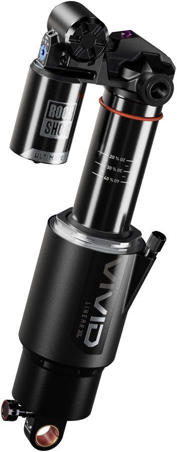 RockShox Vivid Ultimate DH RC2 Rear Shock - 225 x 70 mm Linear XL Air 2 Tokens Reb 55 / Comp 34 L/O 45 Standard Trunnion D1