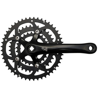 New Albion Cycles XDT Crankset 26/36/48t 170mm - Black