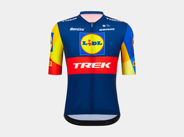 Santini Trek Replica Women Medium Blue/Yellow Jersey