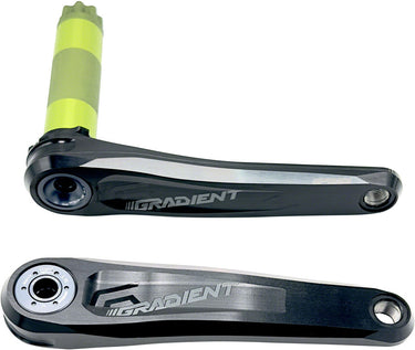 Full Speed Ahead Gradient Modular 1x Crankset - 170mm Fits Shimano SRAM 11/12-Speed Drivetrains 30mm BB392EVO Spindle BLK