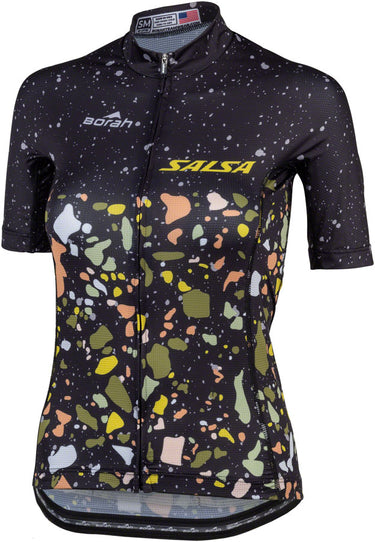 Salsa Women's Terrazzo Aero Jersey - Large Black