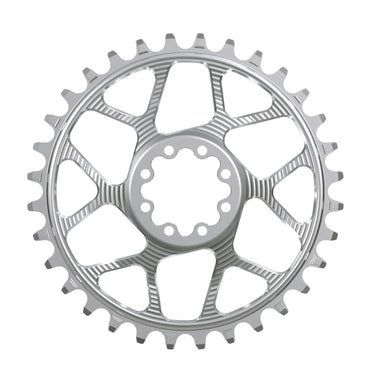 Works Components Round Chainring SRAM 8-Bolt 30T Boost 3mm Slv