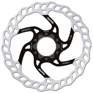 Galfer 160mm Rotor Center Lock 1.8mm Black/Silver