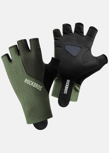 ROCKRBOS Road-to-Sky Cycling Fingerless Gloves - Gio's Outdoors -ROCKBROSUSA