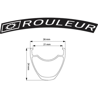 Boyd Rouleur Disc 700c Rim 32h Black