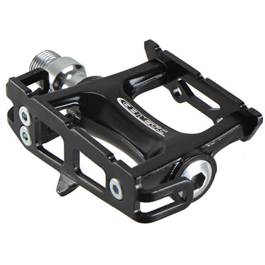 Genetic Pro Track Pedals Black with Black Cage