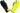 Gorewear Gore-Tex Insulated Trigger Gloves - Black/Neon Yellow Men's Medium