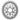 absoluteBLACK Oval Chainring SRAM AXS Gravel 42T - Titanium