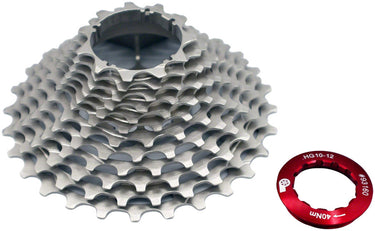 Prestacycle UniBlock PRO Cassette - 12-Speed Shimano For HG 12 Freehub 11-34 Silver
