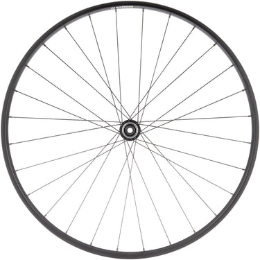 Quality Wheels Value Double Wall Series Disc Front Wheel - 700 12 x 100mm Center-Lock BLK 28H