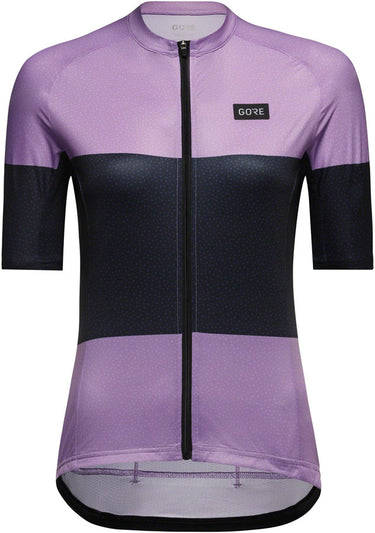Gorewear Spirit Stripes Jersey - Purple/Orbit Blue Women's Large 12/14