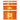 Industry Nine Headset Combo Spacer Kit 1-1/8" Set/4 Orange