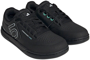 Five Ten Freerider Pro Flat Shoes - Women's Core BLK/Crystal White/Acid Mint 10