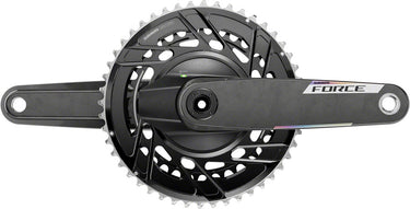 SRAM Force AXS Power Meter Crankset - 165mm 12-Speed 48/35t Thread Mount 8-Bolt PM Spider DUB Spindle Carbon E1