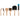 Peaty's Bicycle Brush Set Beech Wood 4/piece