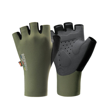 ROAD TO SKY Elastic Interface® Cycling Half Finger Gel Padded Gloves - Gio's Outdoors -ROCKBROSUSA