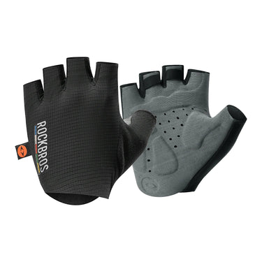 ROAD TO SKY Elastic Interface® Cycling Short Finger Gel Padded Gloves - Gio's Outdoors -ROCKBROSUSA
