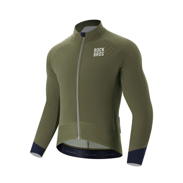 Winter Cycling Jacket Double-Layer Thermal Fleece - Gio's Outdoors -ROCKBROSUSA