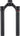 RockShox Crown/Steerer/Uppertube - Debonair 29 Boost 44 Offset Aluminum Taper BLK Ano SID SL Ultimate 32mm 100-110mm  - D1 2024+