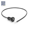 【ROAD TO SKY】ROCKBROS Bicycle Lock Hidden Handle Lock Mini Lock Bike Cable Lock Hidden in Handlebars Helmet Lock Zinc Alloy Lock Cylinder Aluminum Shell 25.6 inches for Roadbike - Gio's Outdoors -ROCKBROSUSA