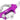 Wolf Tooth DEL Gravel Race Clipless Pedals - Single Sided Clipless Alloy 9/16" Ultraviolet Purple Pair Shimano SPD