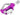 Wolf Tooth DEL Gravel Race Clipless Pedals - Single Sided Clipless Alloy 9/16" Ultraviolet Purple Pair Shimano SPD