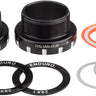Enduro Italian Bottom Bracket DUB Spindles Stainless Steel Angular Contact Bearings BLK