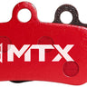 MTX Red Label RACE Disc Brake Pads - Ceramic/Kevlar Compound Shimano TRP MTB 4-Piston Single Set