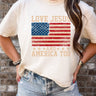 Love Jesus and America Too July 4th Comfort Colors Tee - Gio's Outdoors