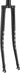 Surly Steamroller Fork 700c 1-1/8" Threadless Black