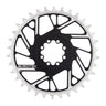 Burgtec 3mm Offset Thick Thin Chainring SRAM 8-Bolt 34T Blk