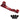 Freedom Coast Post Mount Brake Adapter 160/180mm+23 Red