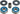 RockShox Rear Shock Bearing with Spacers Deluxe/Super Deluxe BR (2017+)