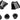absoluteBLACK Crank Bolts and Covers - For Dura-Ace 9100 Cranks Black