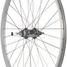 Quality Wheels Value Single Wall Series Coaster Brake Rear Wheel - 26" 3/8" x 124mm Coaster Brake 3 Prong Cog Silver 36H