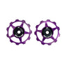 Reverse Aluminum Pulley Set For Colab Chain Tensioner Purple