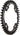 Gates Carbon Drive CDX CenterTrack Fin Line Front Belt Drive Ring - 46t 4-Bolt104mm BCD BLK